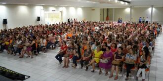 PÃºblico feminino presente no evento Sicredi comemorativo ao Dia da Mulher (Fotos Fernando Bertoque)