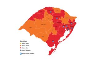 13 regiões do estado foram consideradas como de alto risco (Imagem: Divulgação)