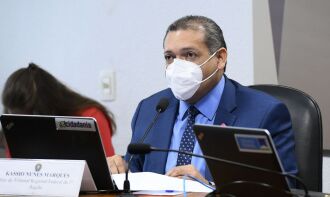 Durante a sabatina na Comissão de Constituição e Justiça (CCJ), o magistrado se definiu com perfil garantista (Foto: Marcos Oliveira/Agência Senado)