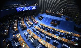 A sessão foi aberta por volta das 15h (Foto: Marcos Oliveira/Agência Senado)