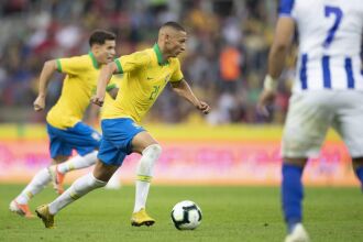 O Brasil é o líder das Eliminatórias Sul-Americanas (Foto:  Lucas Figueiredo/CBF)