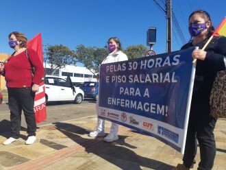 A concentração foi realizada no Cais Petrópolis (Foto: Gerson Lopes/ON)