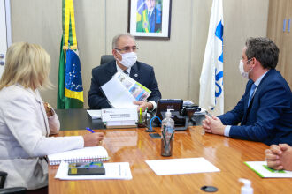 O encontro ocorreu em Brasília nesta quarta-feira (30) (Foto: Walterson Rosa)