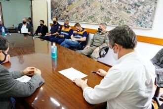  A campanha foi apresentado pelo Prefeito Pedro Almeida, em parceria com a Defesa Civil, Brigada Militar e Corpo de Bombeiros (Foto: Michel Sanderi/Divulgação PMPF)