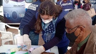 A coleta de material genético é um serviço permanente em todos os Postos Médico-Legais do IGP (Foto: Divulgação IGP)