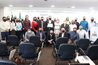 A solenidade contou com a presença de todos os parlamentares,e do vice-prefeito João Pedro Nunes (Foto: Divulgação/ON )