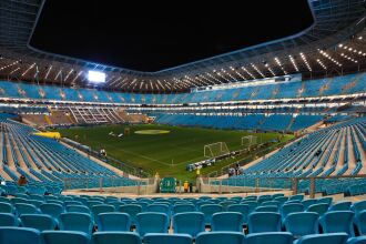 Arena poderá receber público para a partida do Grêmio diante do Sport (Foto: Reprodução/Redes Sociais)