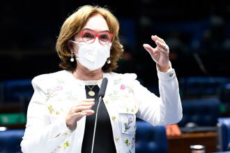 A senadora Zenaide Maia (Pros-RN) foi relatora do PL 4.968/2019 e defendeu a derrubada do veto presidencial (Foto: Jefferson Rudy/Agência Senado)