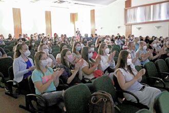 Com a preocupação de projetar a gestão dessas pessoas para o futuro do Hospital foi promovido encontro com um grupo de colaboradores (Foto: Flávia Dias/Comunicação HSVP)