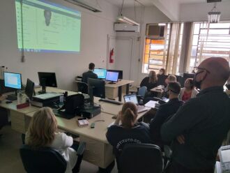 Treinamento ocorreu em dois dias na sede do Departamento de Identificação, em Porto Alegre (Foto: Ascom IGP)