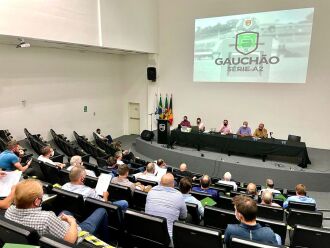 O Congresso Técnico da Competição aconteceu na última quarta-feira (Foto Divulgação/FGF)