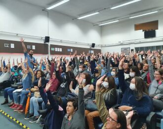 Assembleias realizadas pelo CMP reuniram 550 professores que rejeitaram proposta do Poder Executivo. (Foto: Divulgação/CMP)