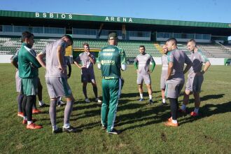 O Gaúcho entra em campo na Arena BSBIOS. (Foto: Alex Borgman/Divulgação)