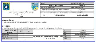 Reprodução – GEIV/DECEA