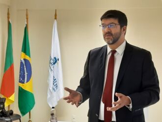 O desembargador Francisco Rossal de Araújo esteve em Passo Fundo na última quinta (5) e sexta-feira (6). (Foto: Gabriel Borges Fortes)