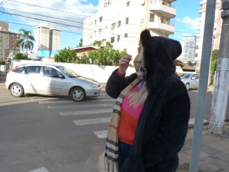 Primeiro dia da onda de frio que atinge o Estado esta semana teve mínimas de 6°C. (Foto: Gerson Lopes/ON)