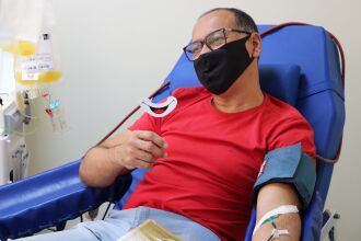 Dia Mundial do Doador de Sangue foi marcado por atividades no Serviço de Hemoterapia do HSVP. (Foto: Flávia Dias - Comunicação/HSVP)