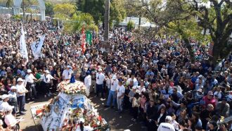 Romaria reuniu mais de 100 mil fiéis de várias cidades do Estado. (Foto: Gerson Lopes/ON) 