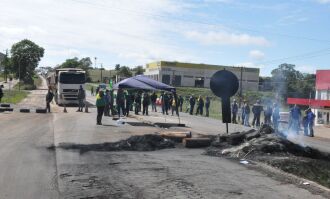 Após a liberação da BR 285, o trevo do Ricci foi o principal ponto de concentração em Passo Fundo. (Foto: Luciano Breitkreitz/ON)