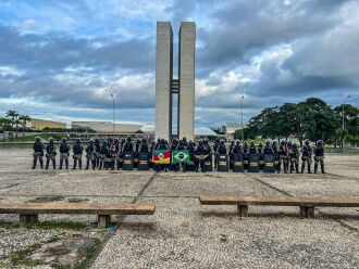 Missão dos gaúchos é garantir a ordem no DF, proteger as instituições e o patrimônio público e combater práticas de vandalismo (Foto: Ascom BM)