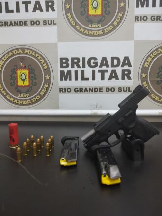 Arma: antecedentes e roubo a banco Foto – Divulgação- CRPOPlanalto