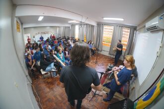  A Escola de Música conta com quatro professores e quatro auxiliares, já contratados - Foto - MICHEL SANDERI