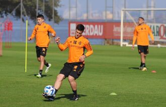 O último treino antes do embarque aconteceu na manhã de ontem em Porto Alegre 