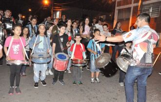 Estudantes da Escola Ernesto Tochetto ensaiam para Desfile de 7 de setembro Foto: Jéssica França