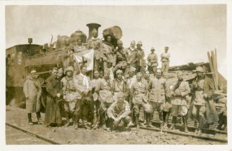  Militares durante a Revolta Constitucionalista de 1932. Arquivo pessoal Igor Schneider Calza. Acervo IHPF.