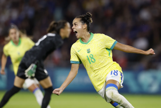 Gabi Portilho marca e Brasil avança à semifinal – Foto- Rafael Ribeiro/CBF