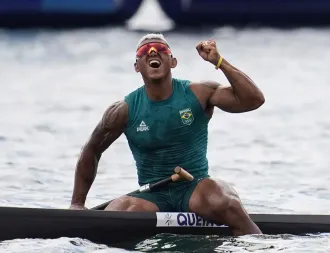 Isaquias Queiroz é medalha de prata no C1 1000m em Paris 2024 - Foto . Alexandre Loureiro/COB