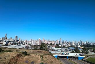 Céu azul e vamos do frio ao calorão em Passo Fundo (Foto – LC Schneider-ON)  