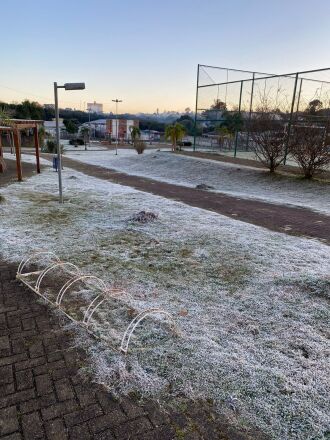 Termômetros registraram mínima de -0,1ºC em Passo Fundo - Foto - Lariane Costa Lopes