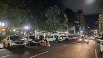 Fiscalização ocorreu na madrugada de hoje na rua Bento Gonçalves - Foto Divulgação