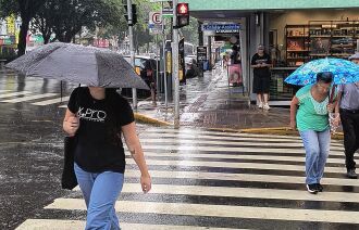 Quinta-feira teve 13,7mm de chuvas no centro da cidade - Foto – LC Schneider-ON