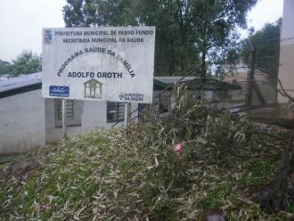 Ambulatório sofre com alagamentos e apresenta problemas de acessibilidade para pessoas doentes e idosas Crédito: 