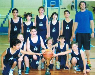 Conceição: equipe de basquete