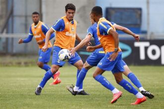 Preparação gremista para o jogo de sábado