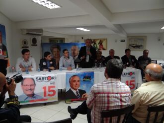 Candidato afirma que PMDB, na maior parte, está engajado na sua candidatura.