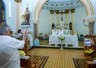 Padre Rudi Aloysio Hippler celebrou missa alusiva ao seu Jubileu de Ouro Sacerdotal na Capela do HSVP