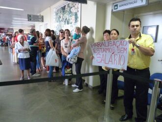 Paralisação foi de uma hora, mas poderá se transformar em greve