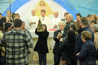 Missa foi celebrada no Santuário de Aparecida