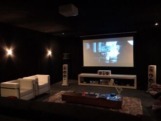 Um sistema inicial para a montagem de uma sala de cinema custa em torno de R$6500,00