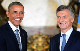 Em  entrevista  na  Casa  Rosada,  os presidentes dos Estados Unidos, Barack Obama, e da Argentina, Mauricio Macri, manifestam o desejo de que o Brasil supere rapidamente a crise política