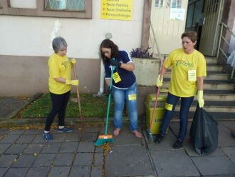 Manifestação contou com o apoio do Sindicato dos Técnicos-Científicos do Rio Grande do Sul