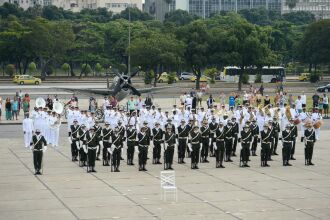 A cerimônia pela 71ª comemoração Dia da Vitória, ocorreu no Monumento Nacional aos Mortos da Segunda Guerra Mundial, no Rio de Janeiro