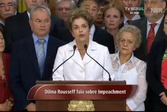 Durante declaração, Dilma não abriu espaço para perguntas