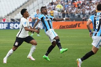 Grêmio enfrentou Corinthians no Itaquerão, em São Paulo