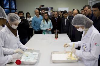 Após a cerimônia de inauguração, Sartori visitou as dependências do UPF Parque