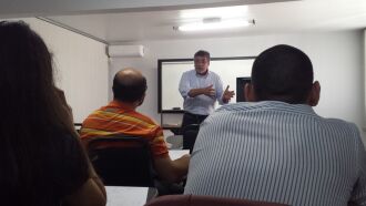 Reginaldo Bacci iniciou a conversa no evento